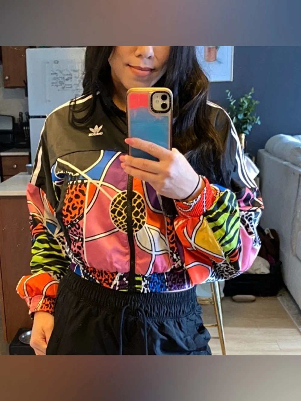 Adidas Originals x Rich Mnisi Cropped Jacket - WORE ONCE - Size XS - Picture 5 of 10
